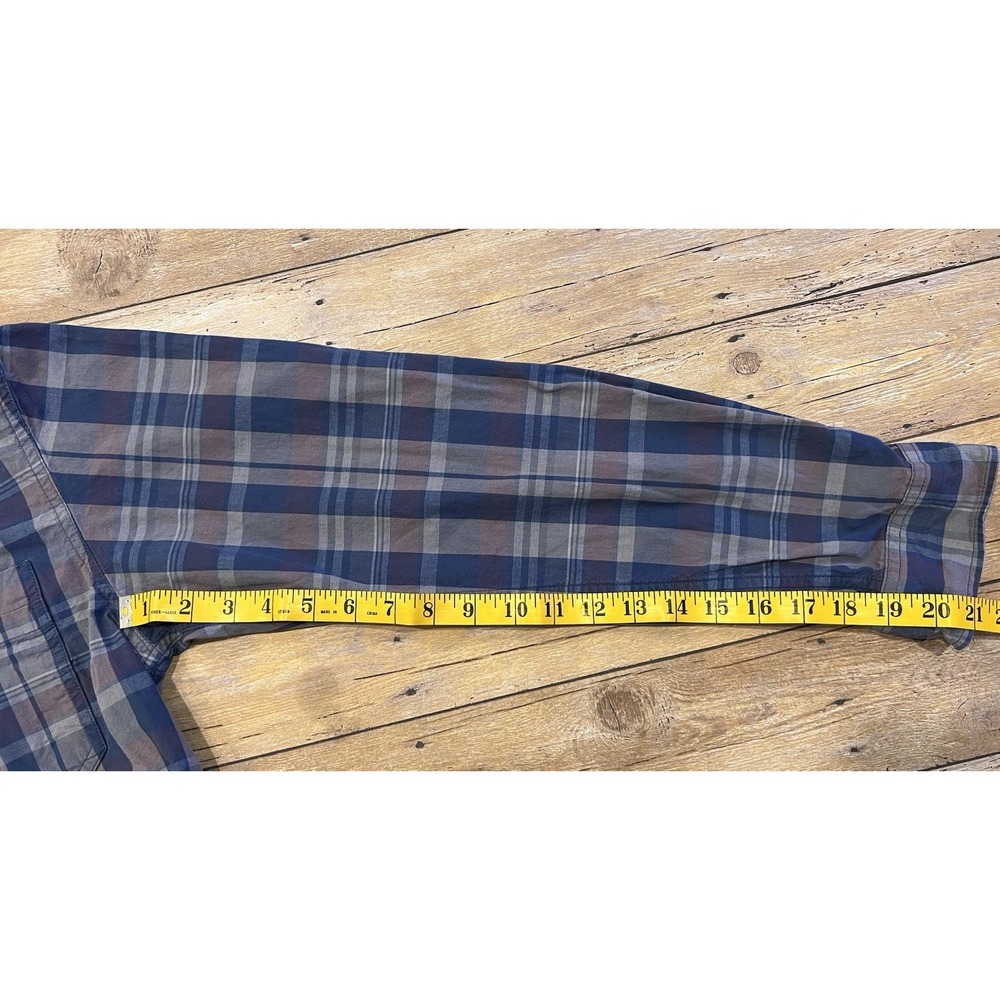Carhartt Men's Blue Plaid Relaxed Fit Flannel sz Small EUC - Picture 10 of 10